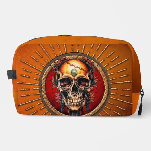 Ein Schädel Waschbeutel (Vorderseite)