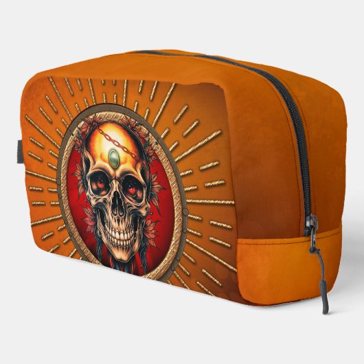 Ein Schädel Waschbeutel (Rechte Ecke)