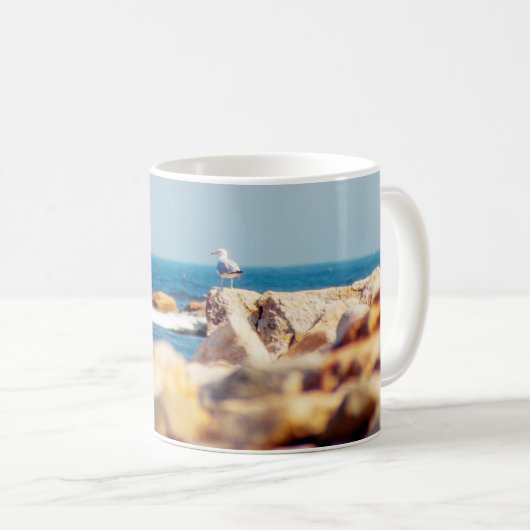 Ein Schädelposten Kaffeetasse (VorderseiteRechts)
