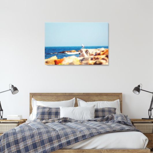 Ein Schädelposten Leinwanddruck (Insitu (Schlafzimmer))