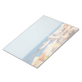 Ein Schädelposten Notizblock (angewinkelt)