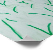 Ein Schaf auf der Weide Poster (Ecke)