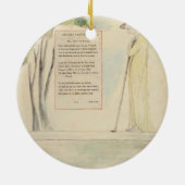 Ein Schäfer, der den Epitaphen, von der Elegie Keramikornament (Hinten)