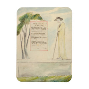 Ein Schäfer, der den Epitaphen, von der Elegie Magnet