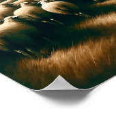 Ein SchafJesus Verlasse die 99 für Christliche Kun Poster (Ecke)