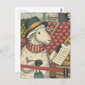 Ein Schafshandel Vintag Postkarte (Vorne/Hinten)