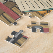 Ein Schafshandel Vintag Puzzle (Seite)