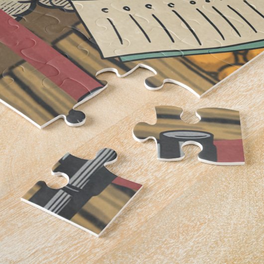 Ein Schafshandel Vintag Puzzle (Seite)