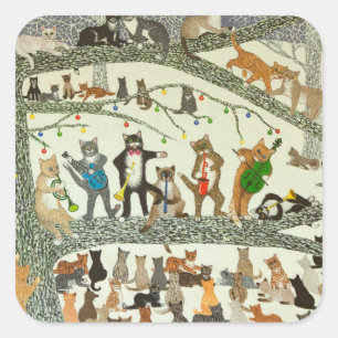 Ein schallender Erfolg 2012 Quadratischer Aufkleber