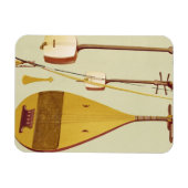 Ein Schamisen, ein Kokyu und ein Biwa, Japanisch, Magnet (Horizontal)