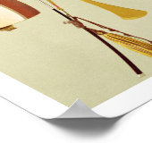 Ein Schamisen, ein Kokyu und ein Biwa, Japanisch, Poster (Ecke)