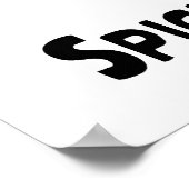 Ein scharfer Fleischball Poster (Ecke)