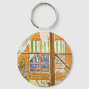 Ein Schaufenster eines Metzgers von Vincent van Go Schlüsselanhänger