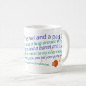 Ein Scheffel und eine Peck-Tasse Kaffeetasse (VorderseiteRechts)