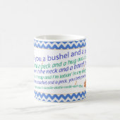 Ein Scheffel und eine Peck-Zickzack-Tasse Kaffeetasse (Mittel)