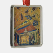 Ein Scheherazade Salon Silbernes Ornament (Rechts)