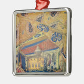 Ein Scheherazade Salon Silbernes Ornament (Links)