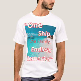 "Ein Schiff, eine Familie, endlose Erinnerungen" T-Shirt