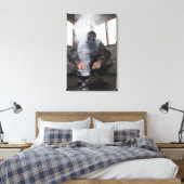 Ein Schiff füllt die Gaskammer mit mehr CS Gas Leinwanddruck (Insitu (Schlafzimmer))