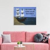 Ein Schiff im Hafen Leinwanddruck (Insitu (Wohnzimmer))