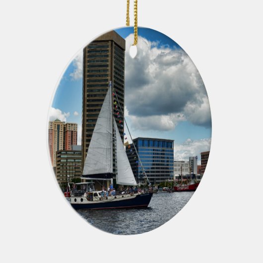 Ein Schiff in Baltimore Keramikornament (Rechts)