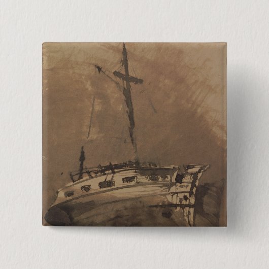Ein Schiff in den Choppy Meeren, 1864 Button (Vorderseite)