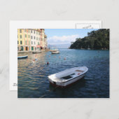 Ein Schiff in Portofino Italien Postkarte (Vorne/Hinten)