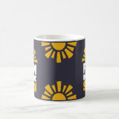 Ein Schild, das Spaß an der Sonne sagt Kaffeetasse (Mittel)