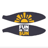 Ein Schild, das Spaß an der Sonne sagt Mini Basketball (Panele)