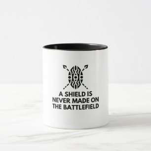 Ein Schild Tasse