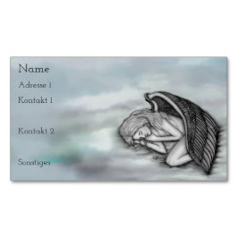 Ein schlafender Angel-Visitenkarte Magnetische Visitenkarte