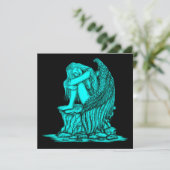 Ein schlafender Engel auf dem Stein (Stehend Vorderseite)