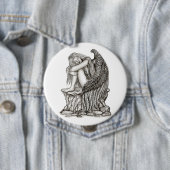Ein schlafender Engel auf dem Stein Button (Beispiel)