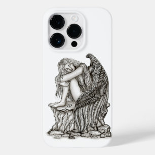 Ein schlafender Engel auf dem Stein Case-Mate iPhone 14 Pro Hülle