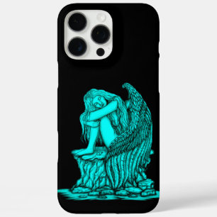 Ein schlafender Engel auf dem Stein iPhone 16 Pro Max Hülle