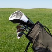Ein schlafender Engel auf dem Stein Golf Headcover (In SItu)