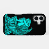 Ein schlafender Engel auf dem Stein iPhone 16 Hülle (Rückseite (Horizontal))