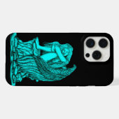 Ein schlafender Engel auf dem Stein iPhone Hülle (Rückseite (Horizontal))