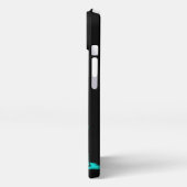 Ein schlafender Engel auf dem Stein iPhone Hülle (Linke Seite)