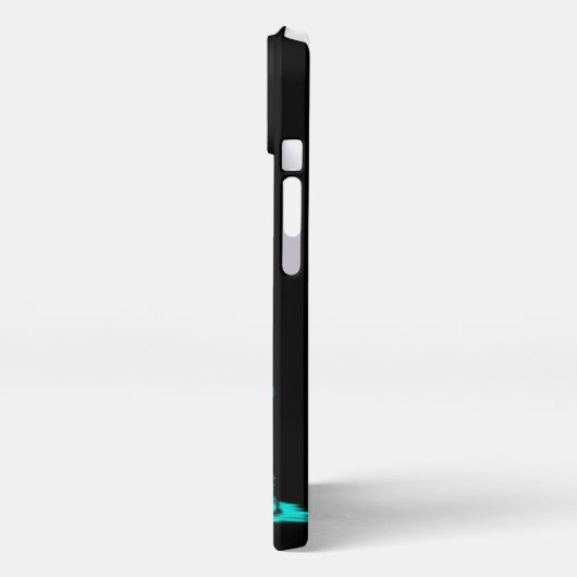 Ein schlafender Engel auf dem Stein iPhone Hülle (Linke Seite)