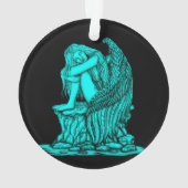 Ein schlafender Engel auf dem Stein Ornament (Rückseite)