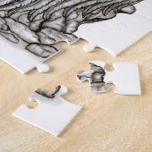 Ein schlafender Engel auf dem Stein Puzzle (Seite)