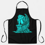 Ein schlafender Engel auf dem Stein Schürze (Vorderseite)