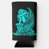 Ein schlafender Engel auf dem Stein Selters Dosenkühler (Rückseite)