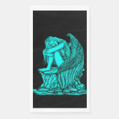 Ein schlafender Engel auf dem Stein Serviette (Vorderseite)