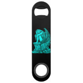 Ein schlafender Engel auf dem Stein Speed Flaschenöffner (Rückseite)