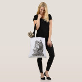 Ein schlafender Engel auf dem Stein Tasche (Am Model)