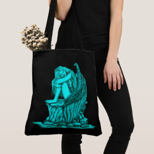 Ein schlafender Engel auf dem Stein Tasche