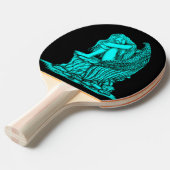 Ein schlafender Engel auf dem Stein Tischtennis Schläger (Vorderseite)