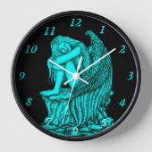 Ein schlafender Engel auf dem Stein Uhr (Vorderseite)